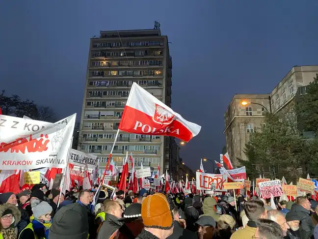 Bolesławiec dla Ciebie Bolec Info Bolesławianie na manifestacji w