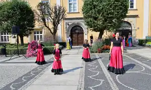 Tańce orientalne i flamenco w bolesławieckim rynku - 31.07.2022r.
