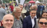Bolesławieccy działacze Platformy Obywatelskiej na konwencji z Donaldem Tuskiem