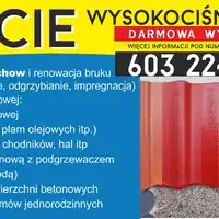 Malowanie dachów,  mycie kostki,  elewacji