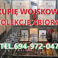 Kupię wojskowe kolekcje, zbiory, militaria