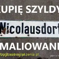 Kupię antyczne reklamy emaliowane,szyldy