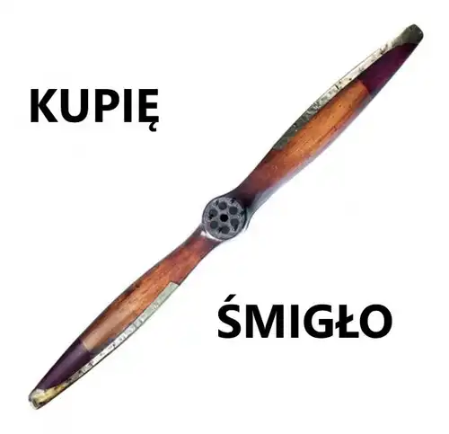 KUPIĘ STARE DREWNIANE ŚMIGŁO OD SAMOLOTU