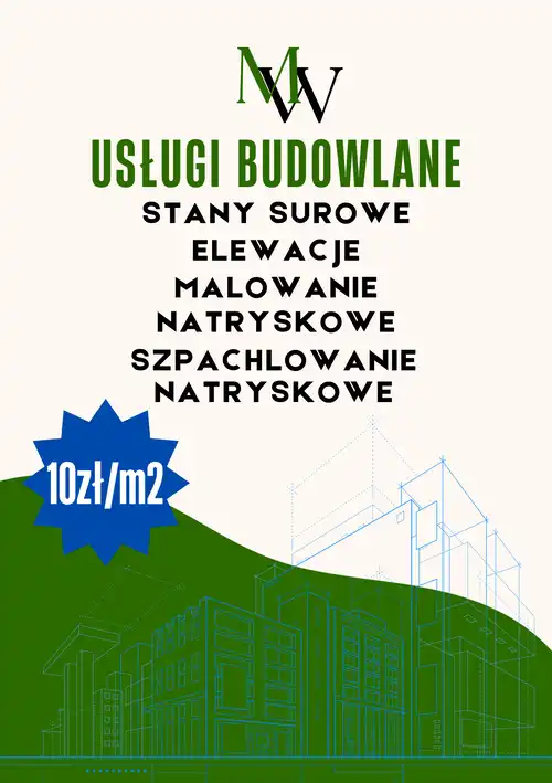 szpachlowanie i malowanie natryskowe 