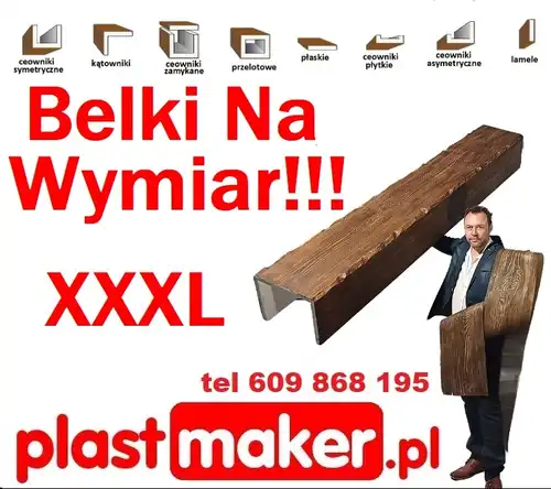 Belki Rustykalne Na Wymiar i Elastyczna Deska Elewacyjna