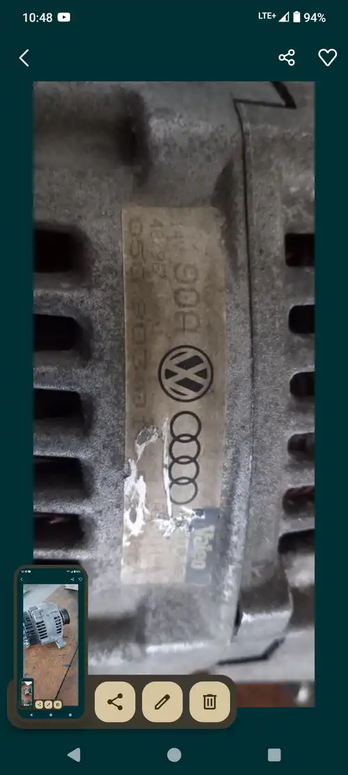 Alternator 90a VW AUDI SKODA