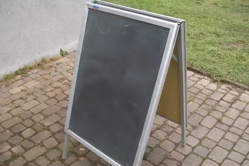 potykacz reklamowy-aluminiowy/solidny- wymiary 60/90 cm