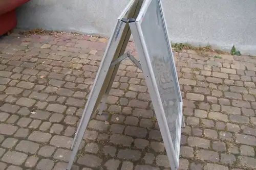 potykacz reklamowy-aluminiowy/solidny- wymiary 60/90 cm