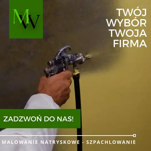 szpachlowanie i malowanie natryskowe 