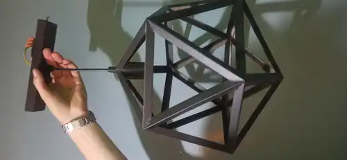 LAMPA sufitowa WISZĄCA żyrandol RETRO 